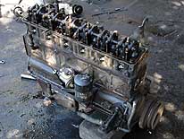 Miri/Sarawak/Malaysia (Borneo): Dieser Motor lief whrend 16'355 Stunden 614'446 km, bevor er nun berholt wird