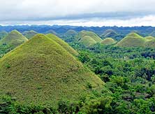 Philippinen: Chocolate Hills auf der Insel Bohol in der Visaya Gruppe