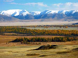 Russland/Altai Republik/Kuray: Severo-Chuyskiy Bergkette entlang Chuysky-Highway