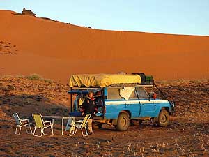 Sudan: Campingplatz bei Mero auf dem Weg von Khartum zum Roten Meer