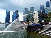 Singapore: Merlion - the Land- and Trademark of the Lion City