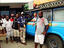 Port Vila Vanuatu: Immer umringt